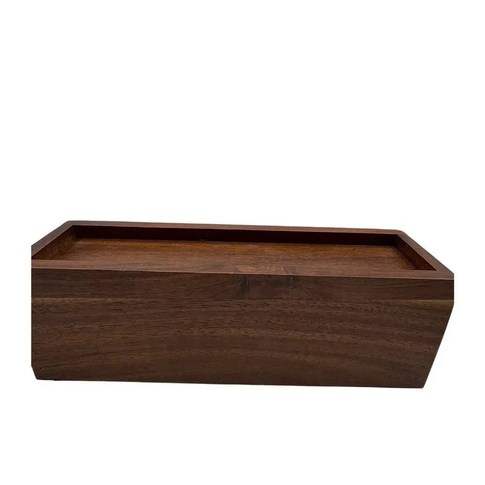 3-Tier Wood Display Riser Set of 2 Tiered Wooden Stands 9